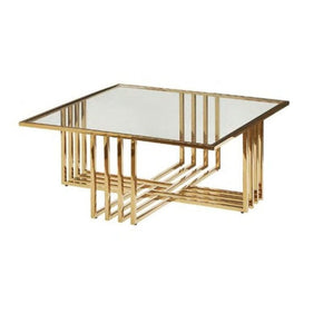 coffee table Coffee Table CT111G Gold (7229155639385)