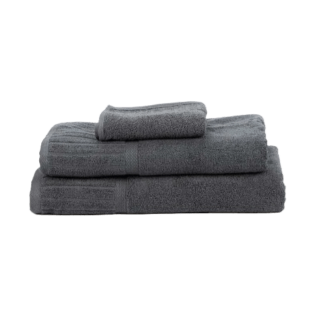 COLIBRI TOWEL Face Cloth 30 x 30 Colibri Galleon Towel Charcoal (7077740871769)