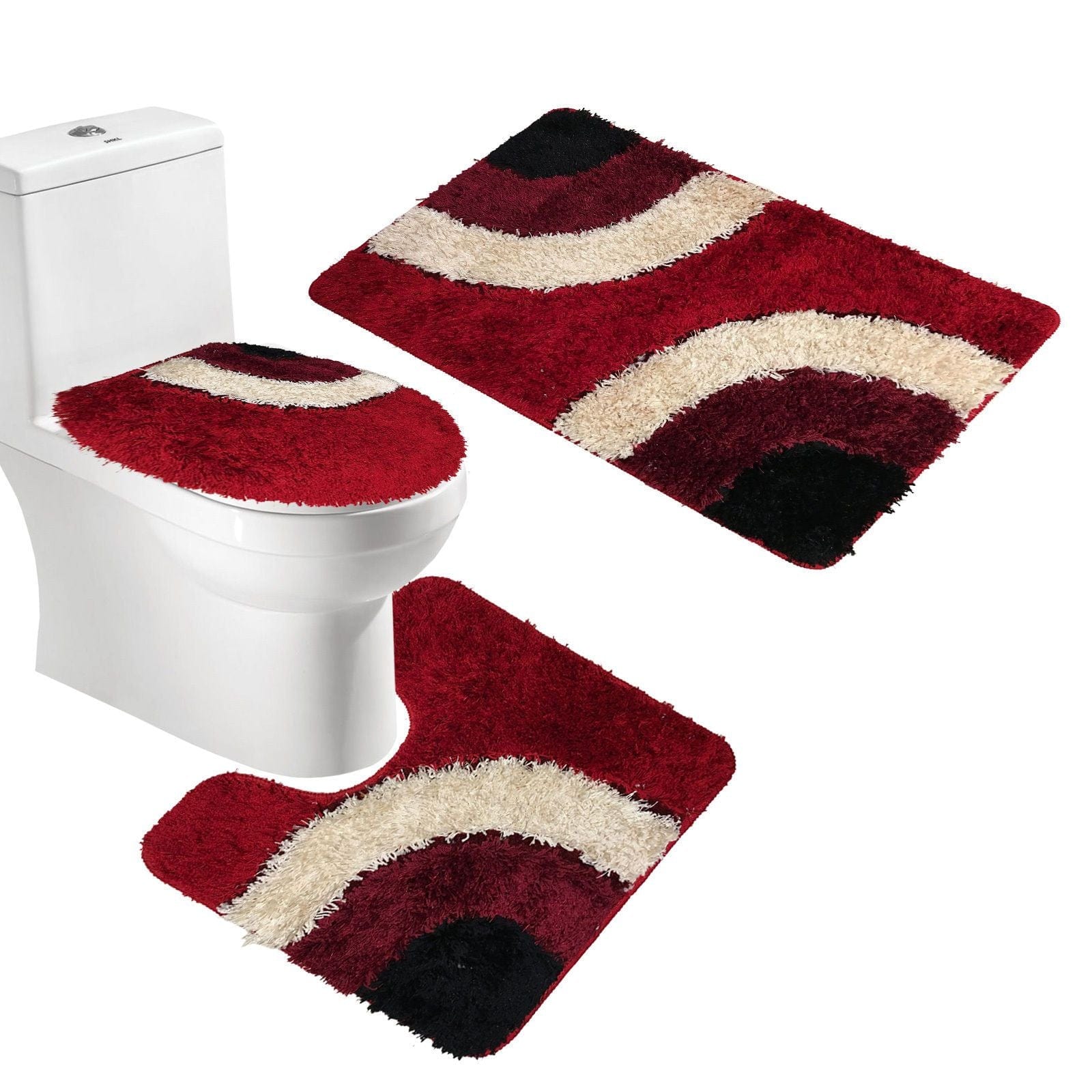 Confetti Bathroom Mat Confetti Arinna 3 Piece Bathroom Mat Set (2061787922521)