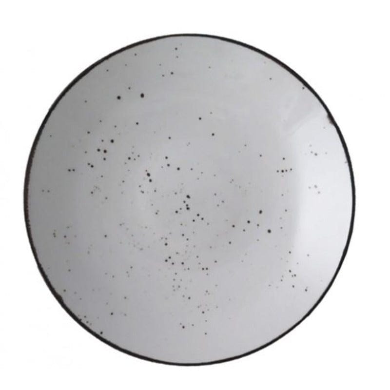 Continental PLATE Continental Elements Rustic White Coupe Plate 17 Cm (6594076180569)