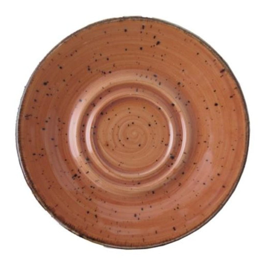 Continental Sauce Continental Rustic Terra Double Well Saucer 16cm 51RUS010-04 (7158059892825)