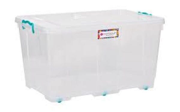 contour STORAGE BOX Contour Clip And Lock Storage Box Clear 80 Litre P3590 (6536445296729)