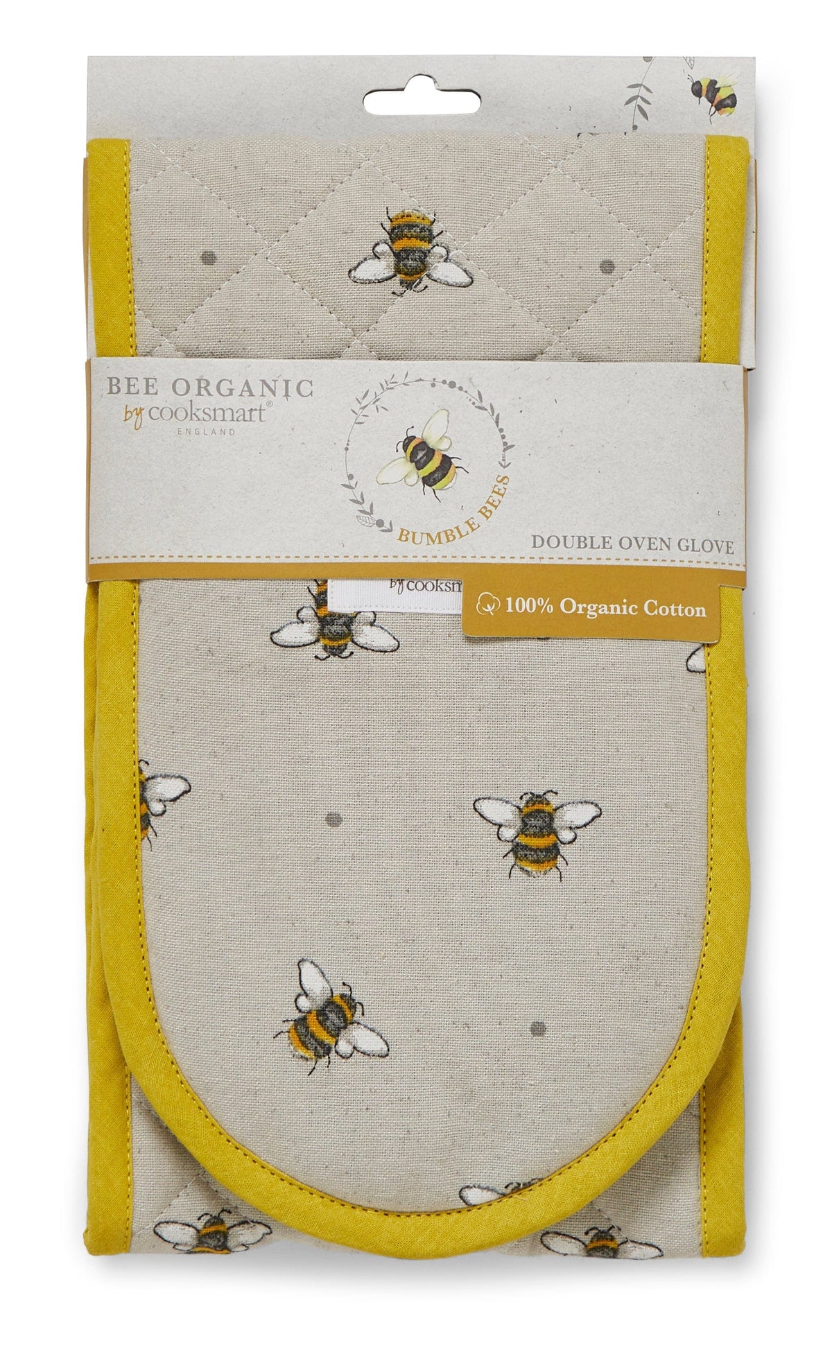 Cooksmart Teapot Cooksmart Bumble Bee Double Oven Glove CS1756 (7175106855001)