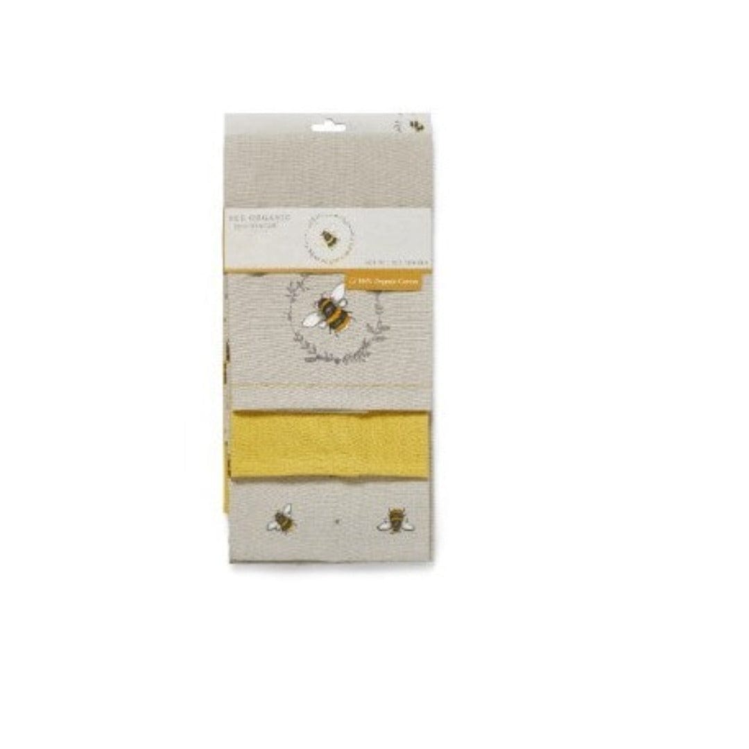 Cooksmart Teapot Cooksmart Bumble Bee Tea Towels Set of 3 CS1760 (7175442923609)