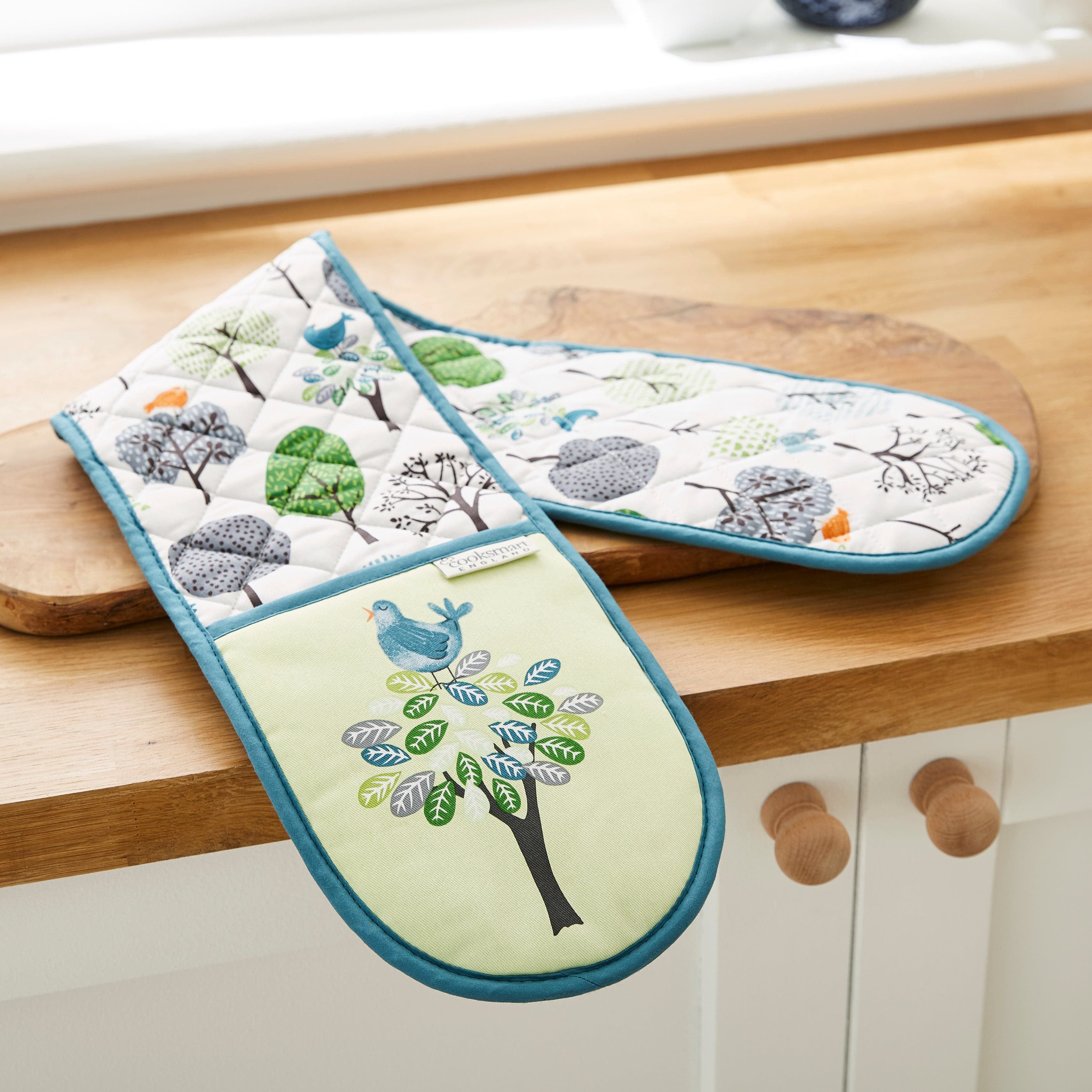 Cookmart Cooksmart Forest Birds Double Oven Glove CS1846 – MHC World