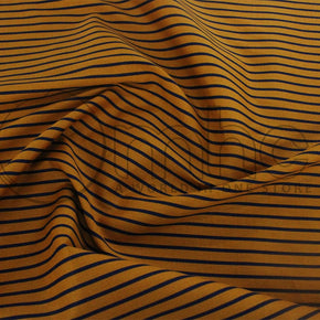 COTTON Dress Fabrics Rust Printed Stretch Cotton Fabric 140cm (7226710261849)