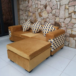COUCHES Furniture Swiss Corner Suite Mustard (7010596388953)