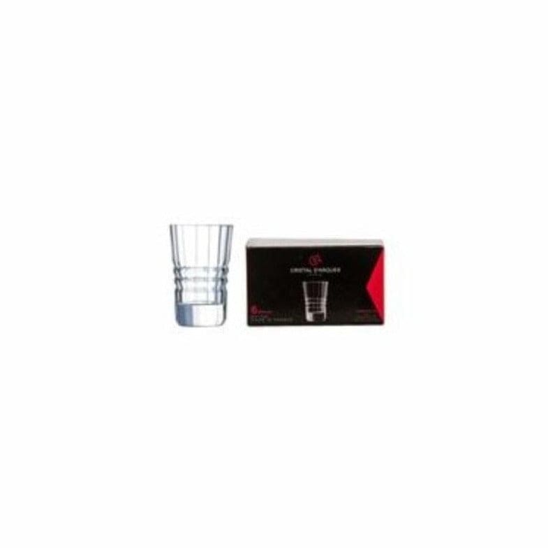 Cristal Darques CRYSTAL GLASS Cristal D`Arques Architecte Tumblers - 60 ml 6 pack (4742514049113)