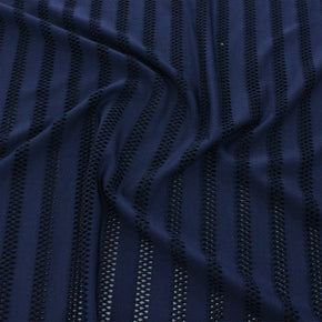 CROCHET KNITS Dress Fabrics Ink Atara Crochet Knit Fabric 150 cm (6634443898969)