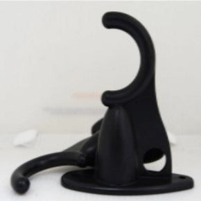 curtain accessories curtain accessories 38MM BLK DBL BRKTS PLASTIC (1) PW107 Double Brackets PVC 38mm (4774810157145)