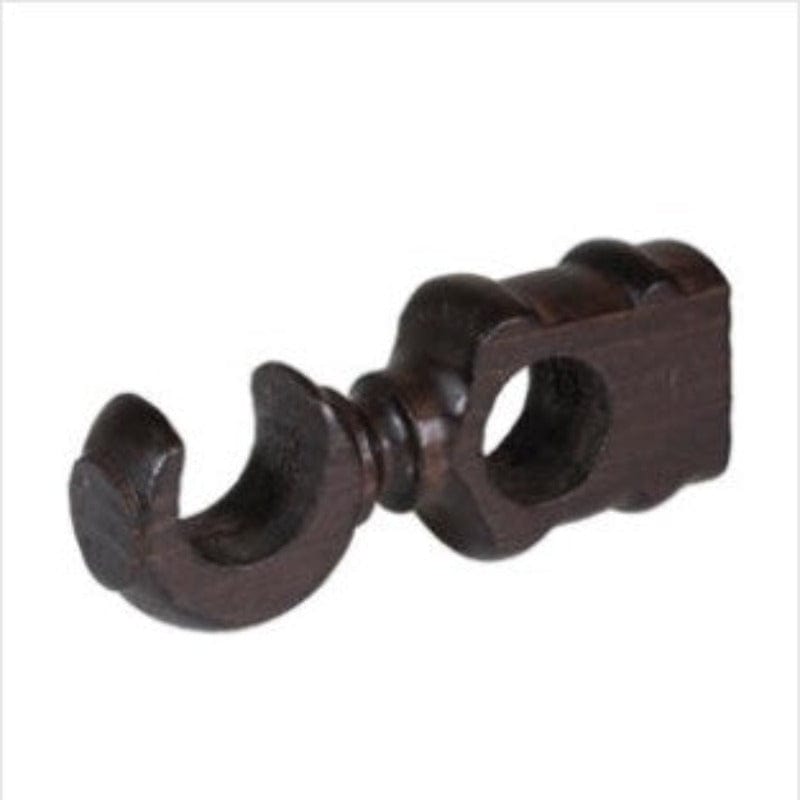 curtain accessories curtain accessories Brown 34MM Wooden Brackets (4767438340185)
