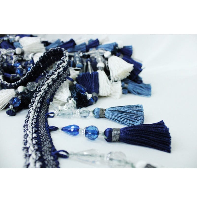 curtain accessories curtain accessories Curtain Fringing Royal Blue CF2 (6537781149785)