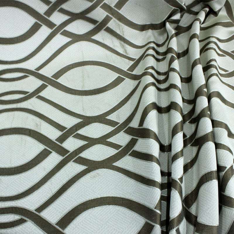 Curtaining Material curtain material Jacquard Curtain Maseille Brown SX-LIN1510-G (6552177737817)