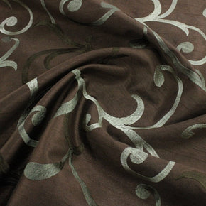 Curtaining Material Polysilk Curtain Material Emb 16190A Ox (7137464942681)
