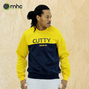 Cutty Sweater Cutty Ridge Sweater Crew Navy (6628571807833)