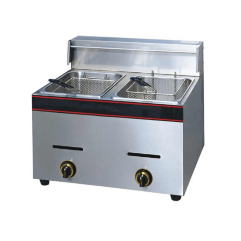 Deep Fryers DEEP FRYER Double Gas Deep Fryer 12 Litre IGF72 (2061584040025)