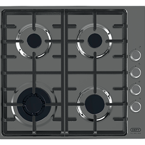defy Defy 60CM 4 Burner Gas Hob Stainless Steel DHG 602 (4653263618137)