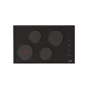 defy Defy 900mm Black Solid Plate Hob DHD416 (4429990592601)