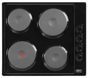 defy Hob Defy 600mm Black Slimline Solid Hob  DHD398 (2061601734745)