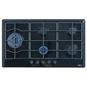 defy Hob Defy 90cm Black Gemini Gas Hob DHG128 (2061601275993)