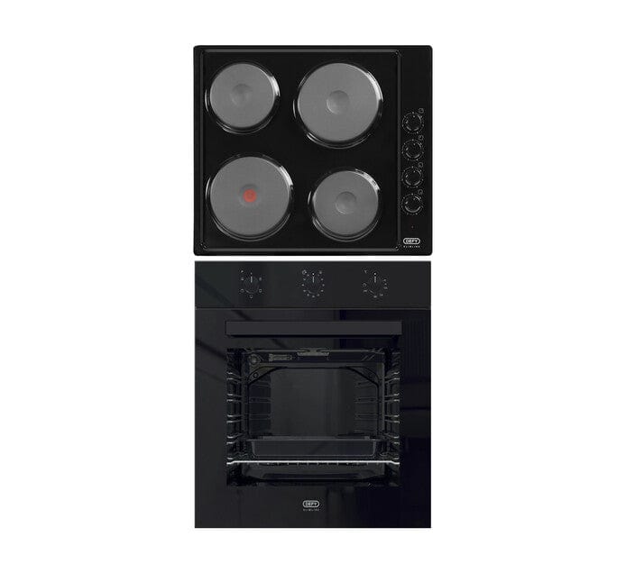 defy Oven & Hob Combo Defy 60cm Oven and Hob Combo Black DCB838 (6545386766425)