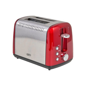 Defy TOASTER Defy Metallic Red 2 Slice Toaster TA828R (6917008687193)