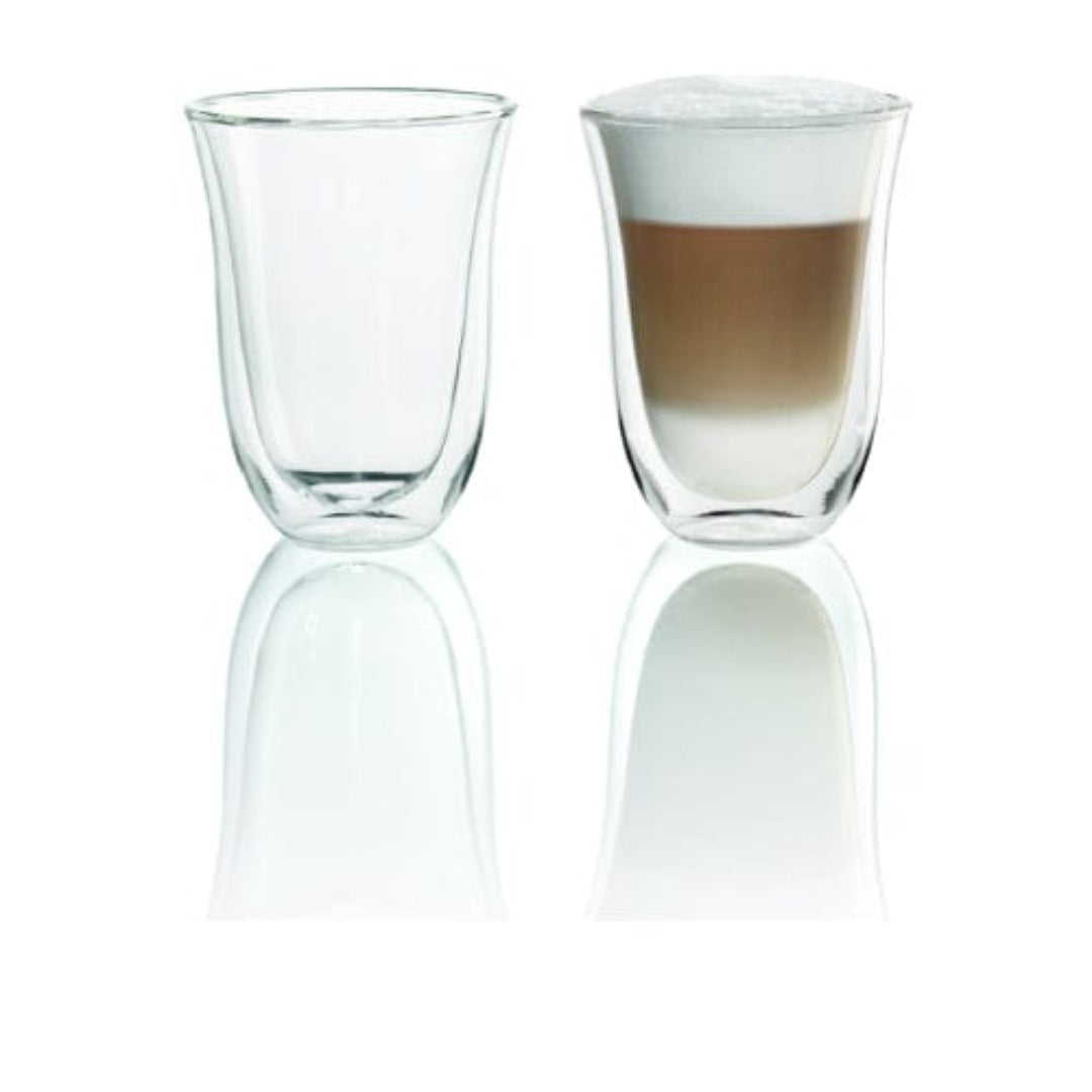 Delonghi Bread Bin Delonghi Double Walled Latte Macchiato Glasses 220ml DLSC312 (7235016949849)