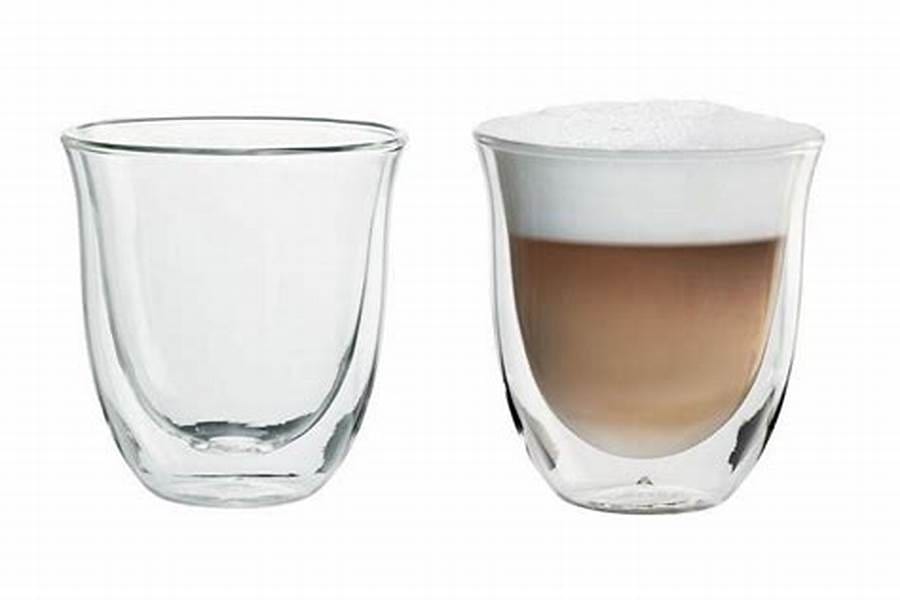 Delonghi CAPPUCCINO DeLonghi Double Walled Thermo Cappuccino Glass Cups Set of 2 190ML DLSC311 (4630330736729)