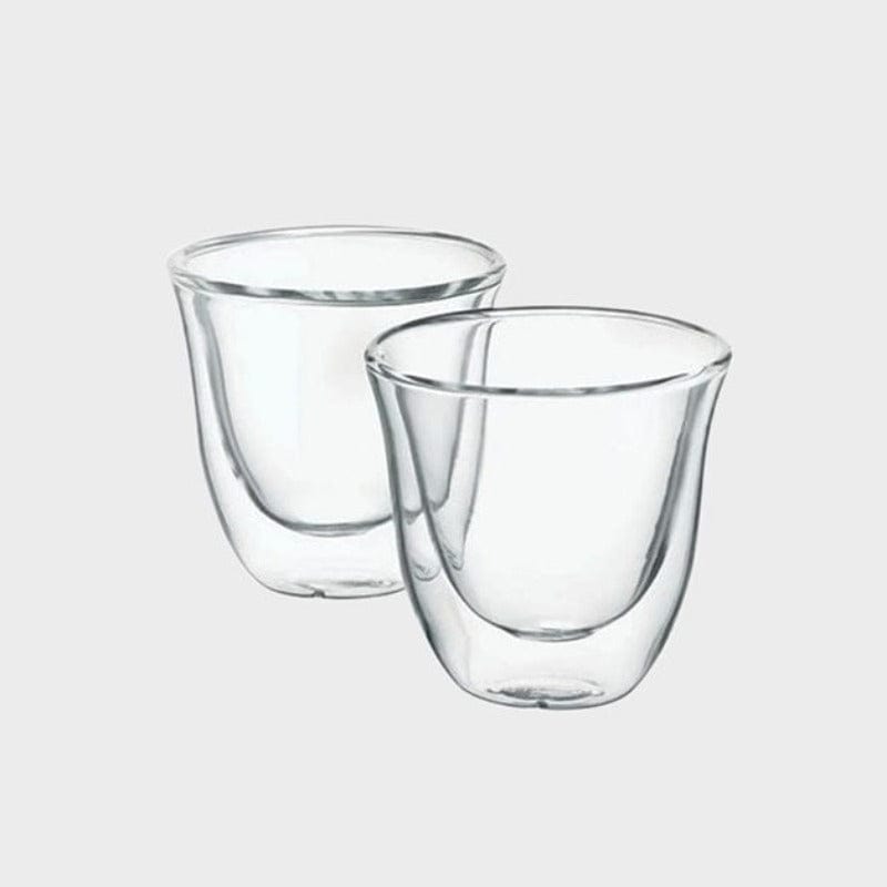 Delonghi CAPPUCCINO DeLonghi Double Walled Thermo Cappuccino Glass Cups Set of 2 190ML DLSC311 (4630330736729)