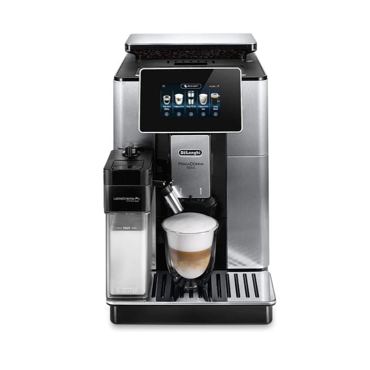 Delonghi COFFEE MACHINE Delonghi PrimaDonna Soul Bean To Cup Coffee Machine ECAM610.75.MB (7266563981401)