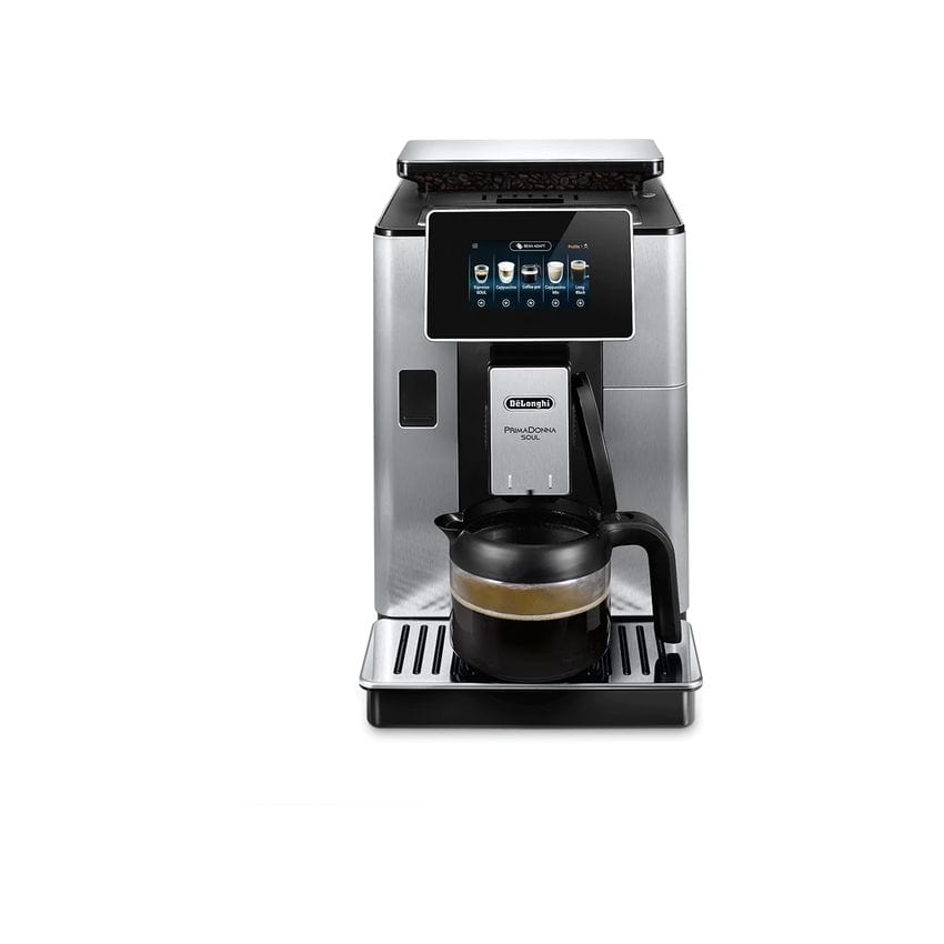 Delonghi COFFEE MACHINE Delonghi PrimaDonna Soul Bean To Cup Coffee Machine ECAM610.75.MB (7266563981401)