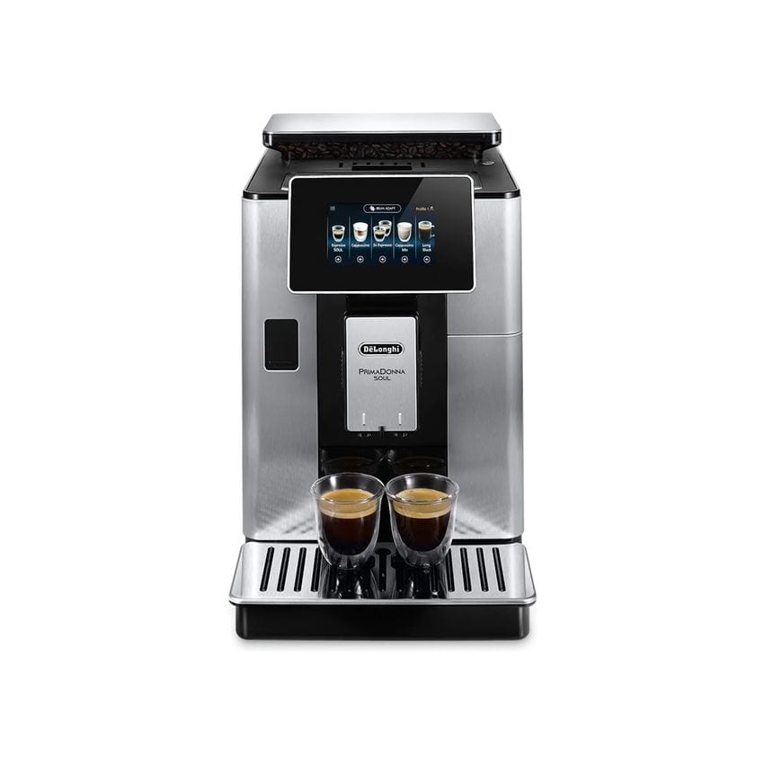 Delonghi COFFEE MACHINE Delonghi PrimaDonna Soul Bean To Cup Coffee Machine ECAM610.75.MB (7266563981401)