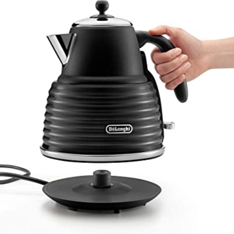 Delonghi KETTLE Delonghi Scultura Selections Kettles 1.5 Litre Black KBZS3001.BK (4699311702105)