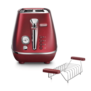 Delonghi TOASTER Delonghi 2 Slice Flair Toaster CTI2103.R Red (2061847134297)