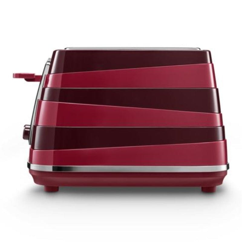 Delonghi TOASTER Delonghi Avvolta Class Toaster CTAC4003.R Red 4 Slices (4762705461337)