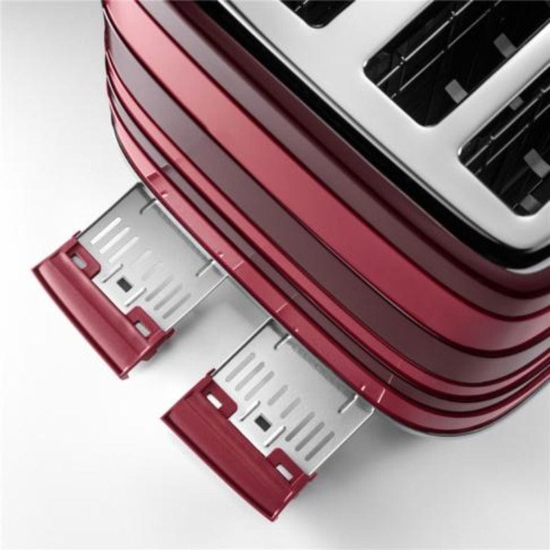 Delonghi TOASTER Delonghi Avvolta Class Toaster CTAC4003.R Red 4 Slices (4762705461337)