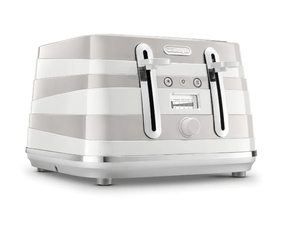 Delonghi TOASTER Delonghi Avvolta Class Toaster CTAC4003.W White 4 Slices (2061777109081)