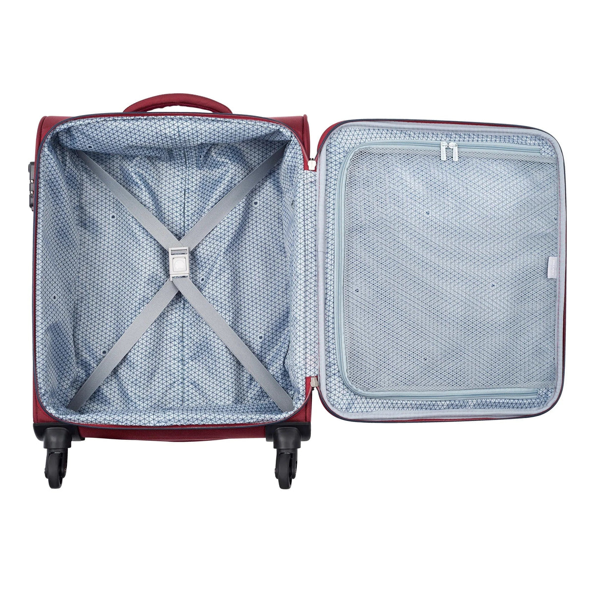 Delsey Lugagge Delsey Cuzco Trolley Suitcase 55Cm Red (7222227337305)