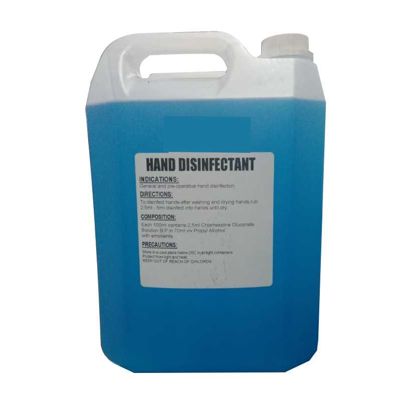 Disinfectant 5 Litre Hand Disinfectant Liquid 70% Alcohol (4568198905945)
