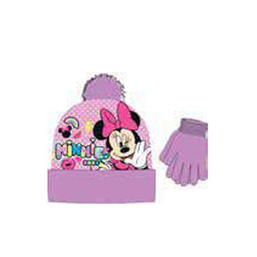 Disney Minnie Mouse 2 Piece Beanie & Glove Set (2061624246361)