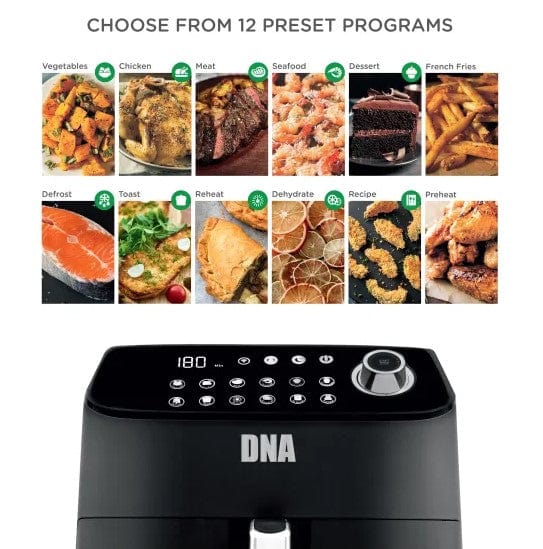 DNA AIR FRYER DNA Smart Airfryer with Cooking Window, 5.7L DNASAF01 (7156239597657)