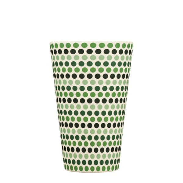 Ecoffee MUG Ecoffee Cup Green Polka Travel Mug 400ml (7143930986585)