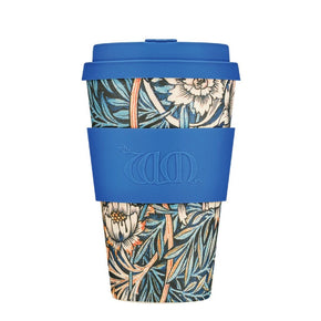 Ecoffee MUG Ecoffee Cup William Morris Lily Travel Mug 400ml (7143936032857)