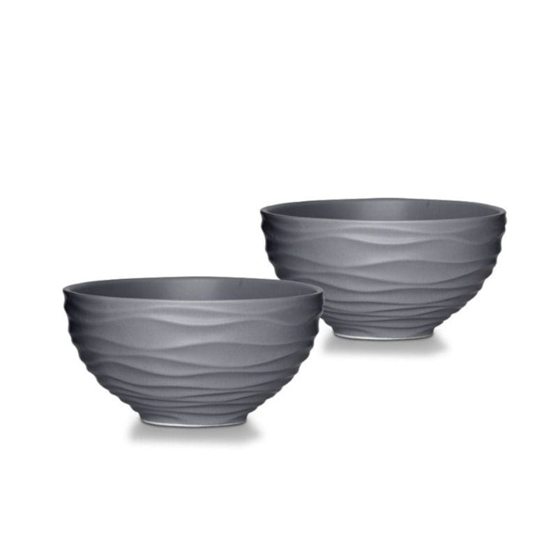 EETRITE BOWL Eetrite Ripple Tapas Bowl Grey Set of 2 ER0300 (6972209070169)