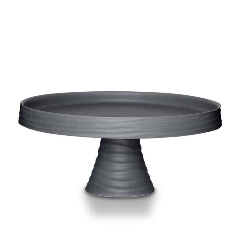 EETRITE Cake Stand Eetrite Ripple Cake Stand 23CM Grey ER0305 (6972182724697)