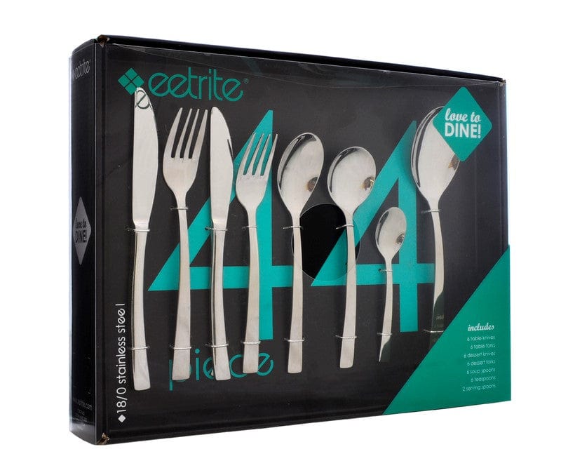 EETRITE Kitchen Eetrite Newport 44 Piece Canteen Of Cutlery NP/44BB (2061821444185)