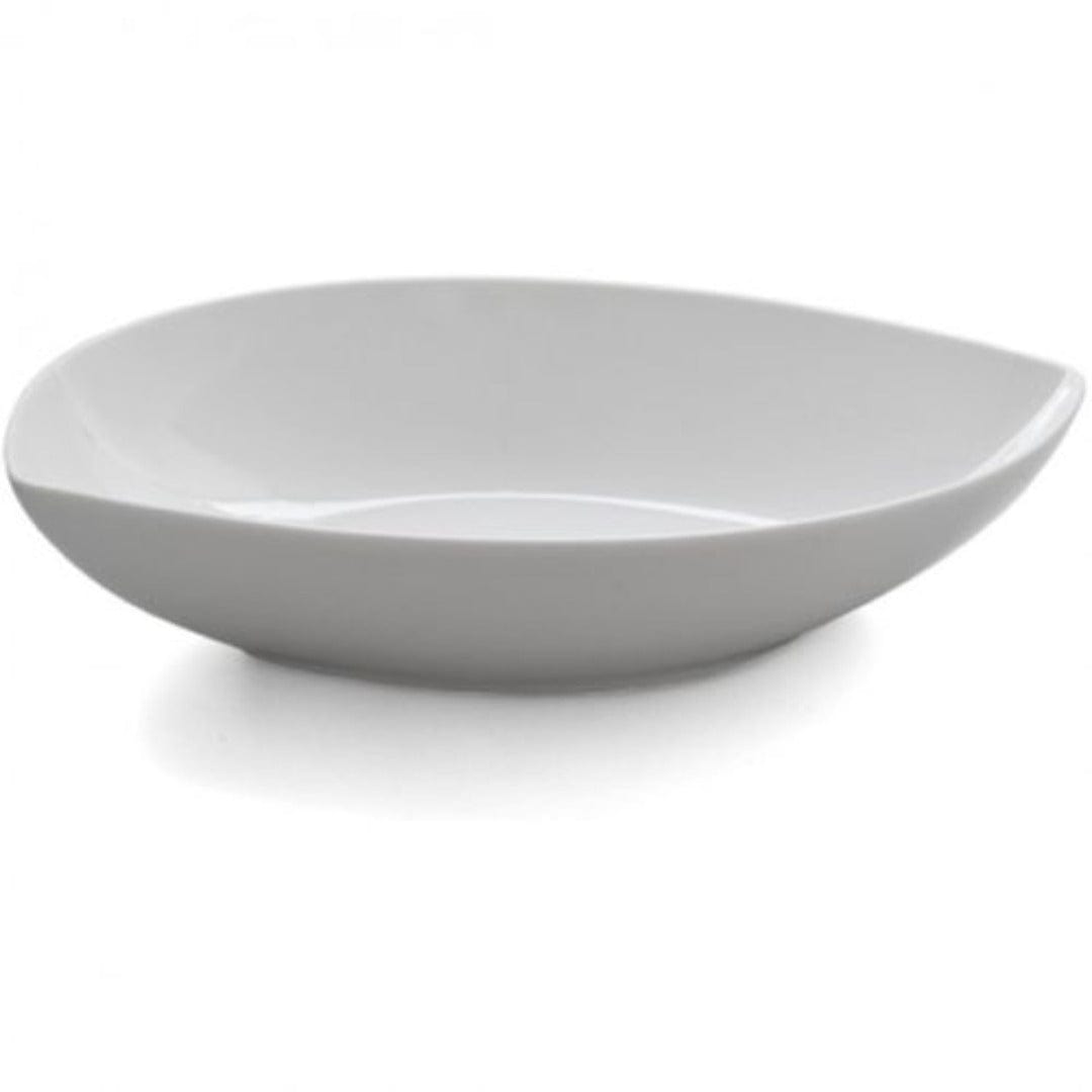 EETRITE Leaf Bowl Eetrite Just White Shallow Leaf Bowl, 28.5cm ER0262 (7155723665497)