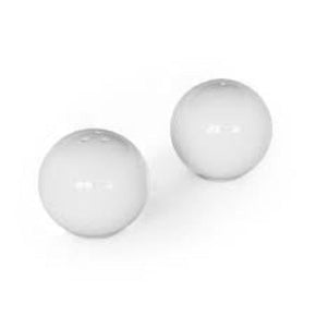 EETRITE SALT & PEPPER Eetrite Round Salt & Pepper Set White ER0282 (6987103273049)