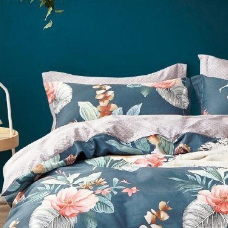 Egyptian Cotton Duvet Cover 200 Thread Count Cotton Tyra Duvet Cover Set (4746146381913)