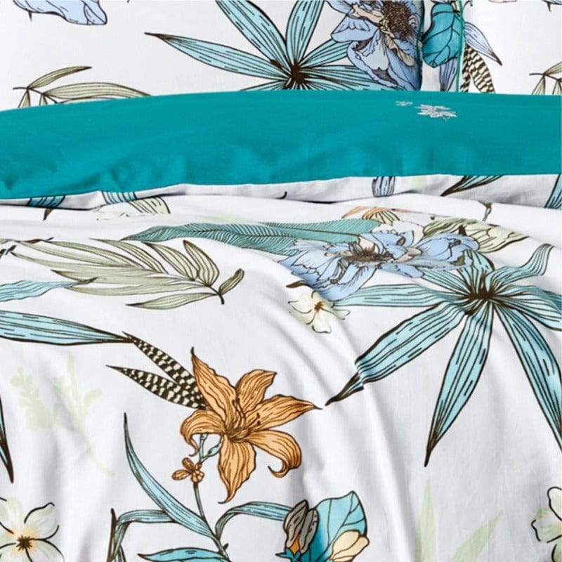 Egyptian Cotton Duvet Cover 3/4 Duvet Cover Set 200 Thread Count Cotton Printed Contessa Duvet Covers Set (6912730169433)